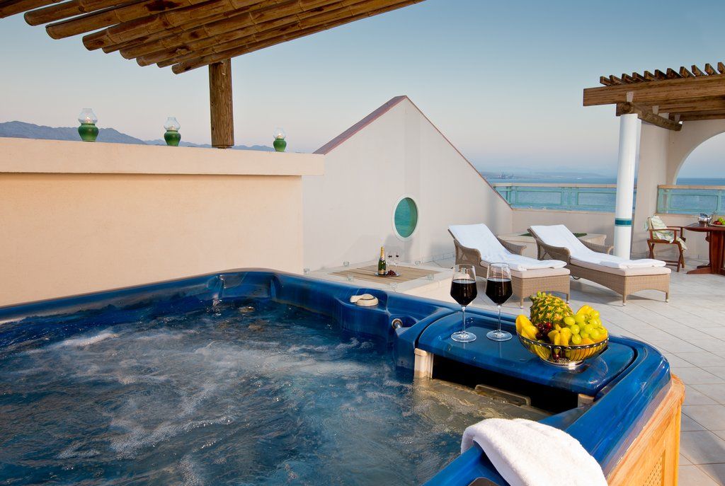 Herods Boutique Eilat A Premium Collection By Fattal Hotels Kültér fotó A rooftop spa